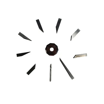CNC pneumatické vibračný volant kruhu punč Kiss-cut V cut drag oscilačný nôž