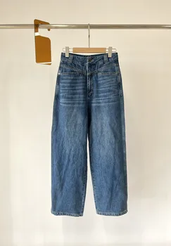Retro topmodelka verzia džínsy, rovno micro reďkovka nohavice verzia úpravu projektu nohy typ